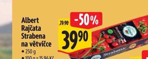 Albert Rajčata Strabena na větvičce 250 g