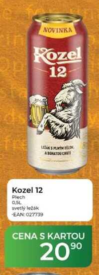 Kozel 12 Plech 0,5L