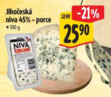 Jihočeská niva 45% - porce 100 g