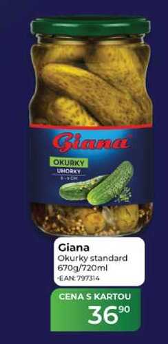 Giana Okurky standard 670g/720ml