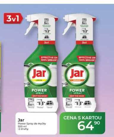 Jar Power Spray do myčky 500 ml
