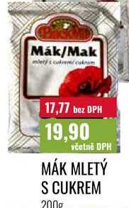 MÁK MLETÝ S CUKREM 200g 