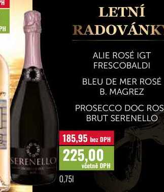 PROSECCO DOC ROSÉ BRUT SERENELLO 0,75l