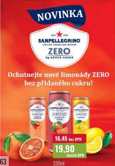 SANPELLEGRINO ZERO 330ml