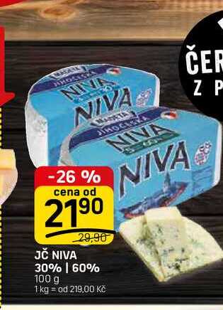 JČ NIVA 30% | 60% 100 g