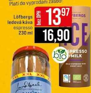 Löfbergs ledová káva espresso 230 ml