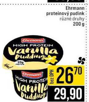 Ehrmann proteinový pudink různé druhy 200 g