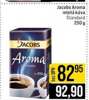 Jacobs Aroma mletá káva Standard 250 g v akci
