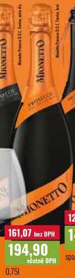 Mionetto Prosecco D.O.C. Treviso, brut 0,75l