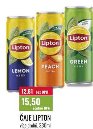 ČAJE LIPTON 330ml 