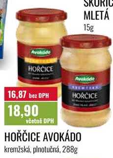 HOŘČICE AVOKÁDO 288g