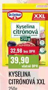 KYSELINA CITRÓNOVÁ XXL 250g
