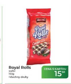 Royal Rolls wafer 150g