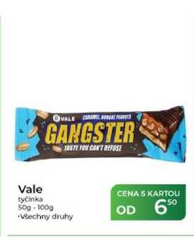 Vale tyčinka 50g-100g