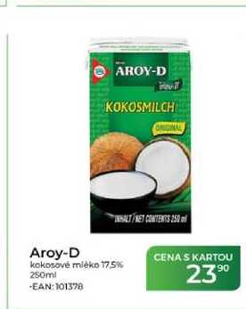 Aroy-D kokosové mléko 17.5% 250ml