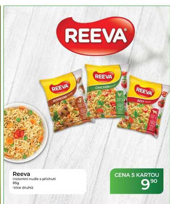 Reeva instantní nudle s příchuti 85g