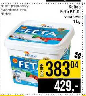 Kolios Feta P.D.O. v nálevu 1 kg