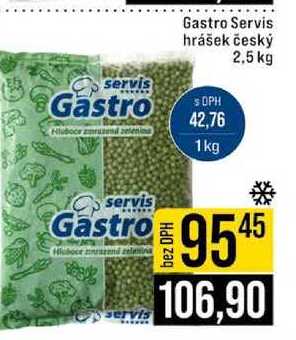 Gastro Servis hrášek český 2,5 kg
