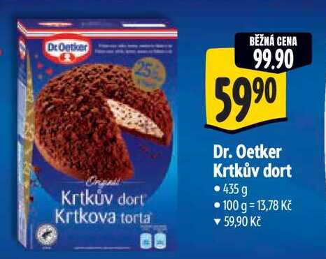   Dr. Oetker Krtkův dort 435 g 