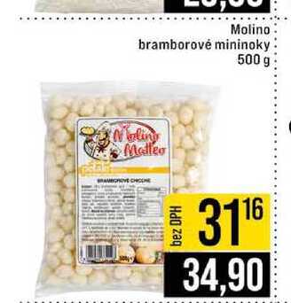 Molino bramborové mininoky 500 g