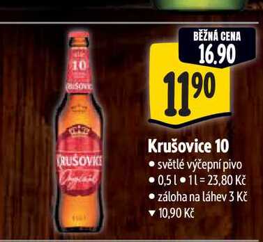 Krušovice 10 0,5 l