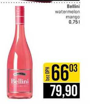 Bellini watermelon mango 0,75l