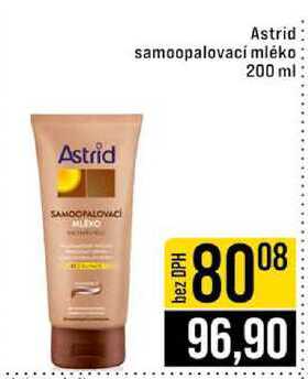 Astrid samoopalovací mléko 200 ml 