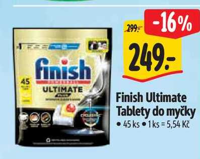 Finish Ultimate Tablety do myčky 45 ks