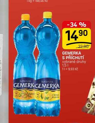 GEMERKA S PŘÍCHUTÍ vybrané druhy 1,5l