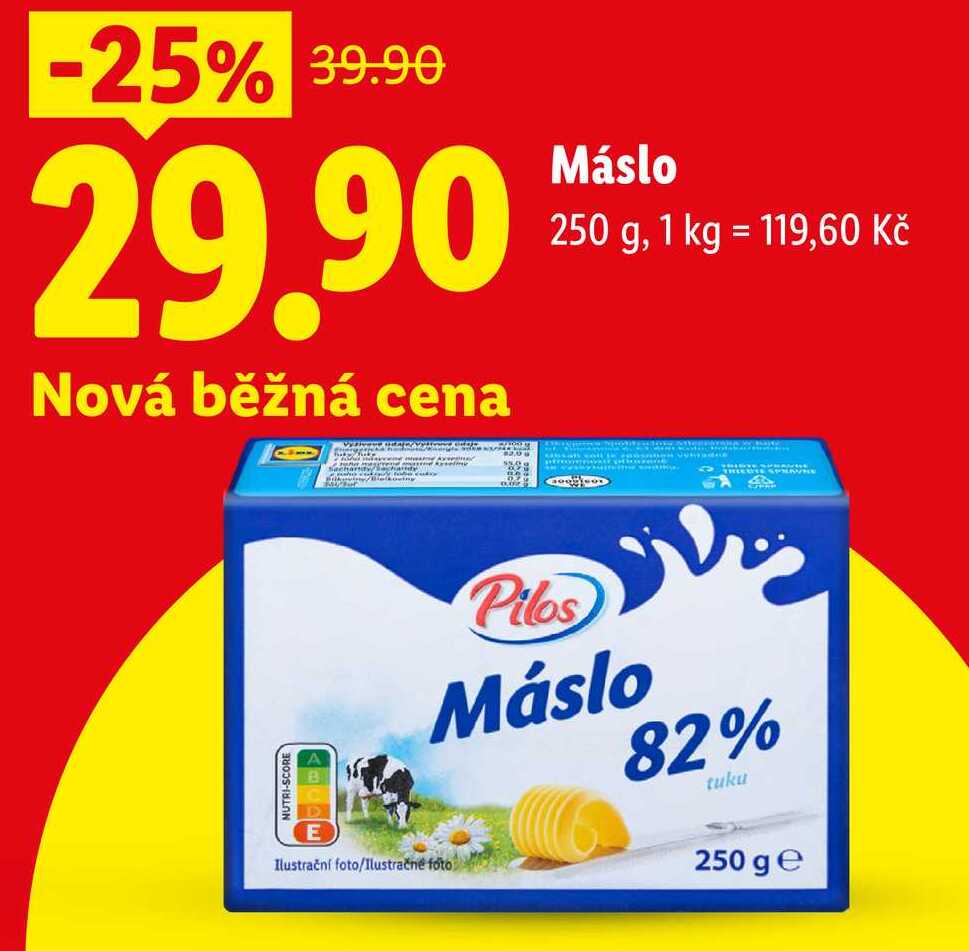 Máslo, 250 g
