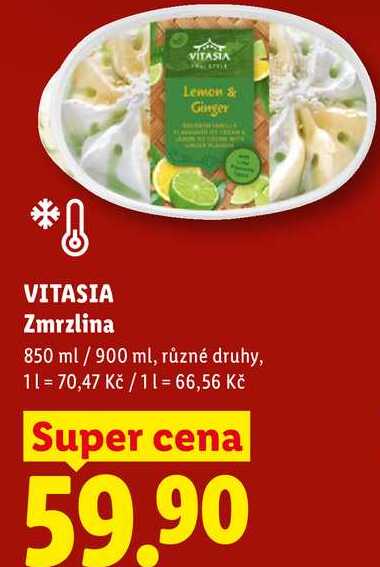 VITASIA Zmrzlina, 850 ml/900 ml