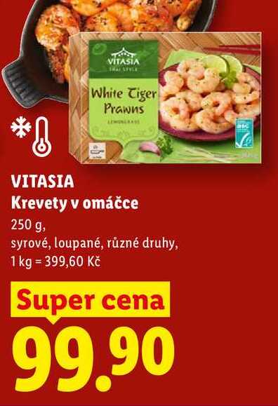 VITASIA Krevety v omáčce, 250 g
