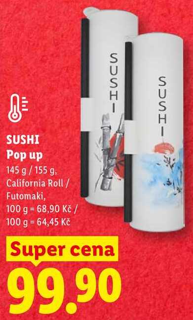 SUSHI Pop up, 145 g/155 g