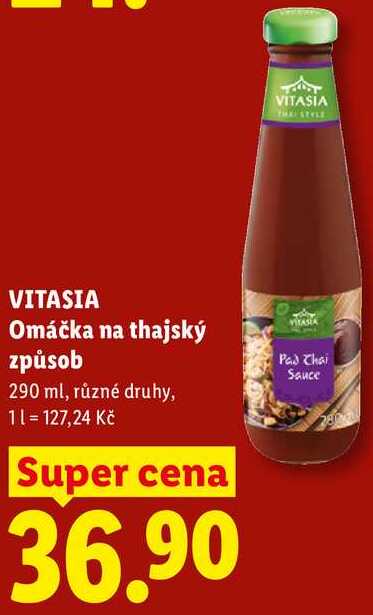 VITASIA Omáčka na thajský způsob, 290 ml