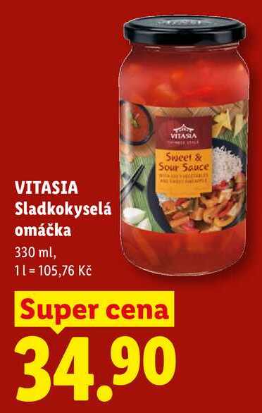 VITASIA Sladkokyselá omáčka, 330 ml