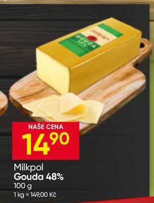 Milkpol Gouda 48% 100 g
