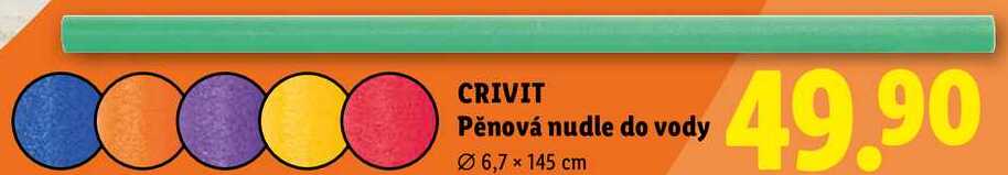 CRIVIT Pěnová nudle do vody