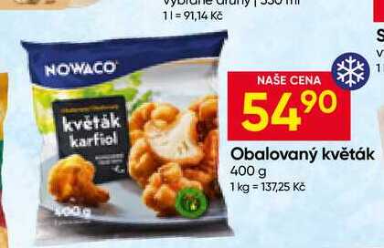 NOWACO Obalovaný květák 400 g 