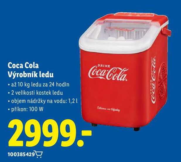 Coca Cola Výrobník ledu