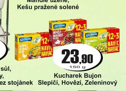Kucharek Bujon stojánek Slepičí, Hovězí, Zeleninový  150g