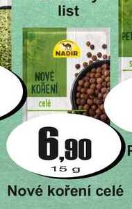 Nové koření celé