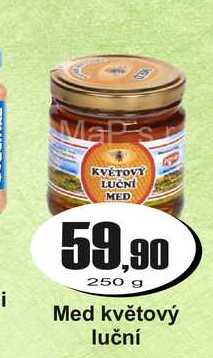 Med květový luční 250g