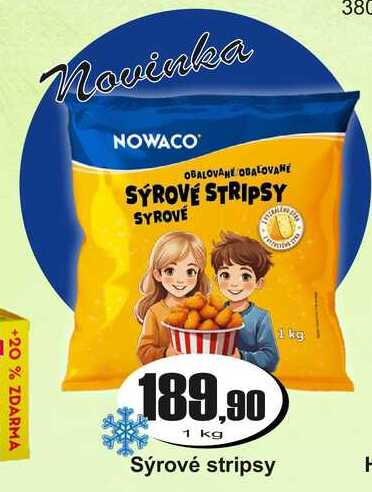 Sýrové stripsy 1 kg