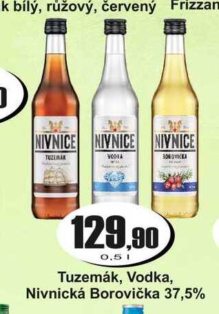 Tuzemák, Vodka, Nivnická Borovička 37,5%