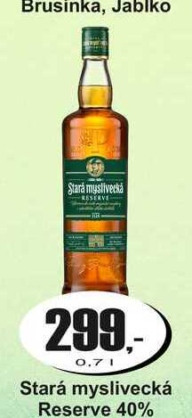 Stará Myslivecká Reserve 40% 0,7l
