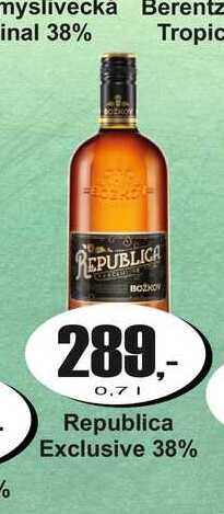 Republica Exclusive 38% 0,7l