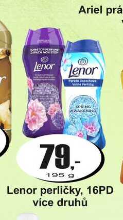 Lenor perličky, 16PD více druhů