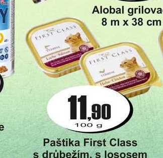 Paštika First Class s drůbežím, s lososem