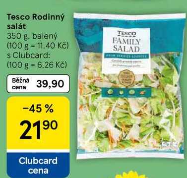 Tesco Rodinný salát, 350 g. balený