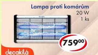 Lampa proti komárům 